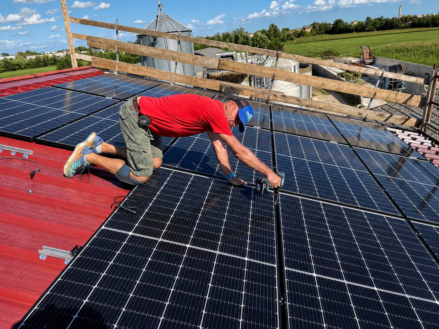 Impianto fotovoltaico realizzato da Renso Impianti
