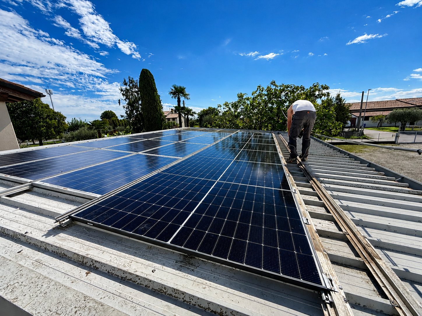 Impianto fotovoltaico installato da Renso Impianti a Vicenza